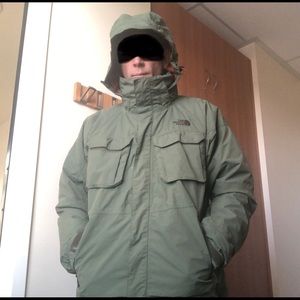 North Face 3-in-1 HyVent ski/snowboard jacket.